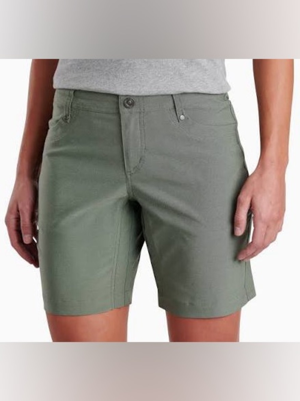 Women’s Kuhl Trekr Shorts 8” Size 4 Green